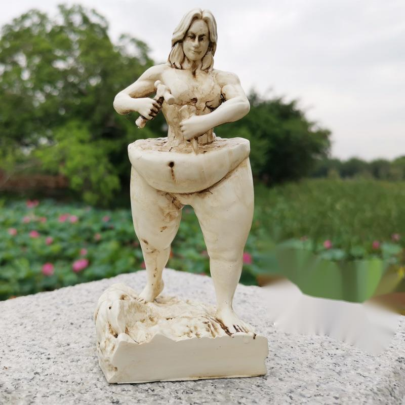 Body Sculpture Life Size Ceramic Corset Female Bust Gift for Men